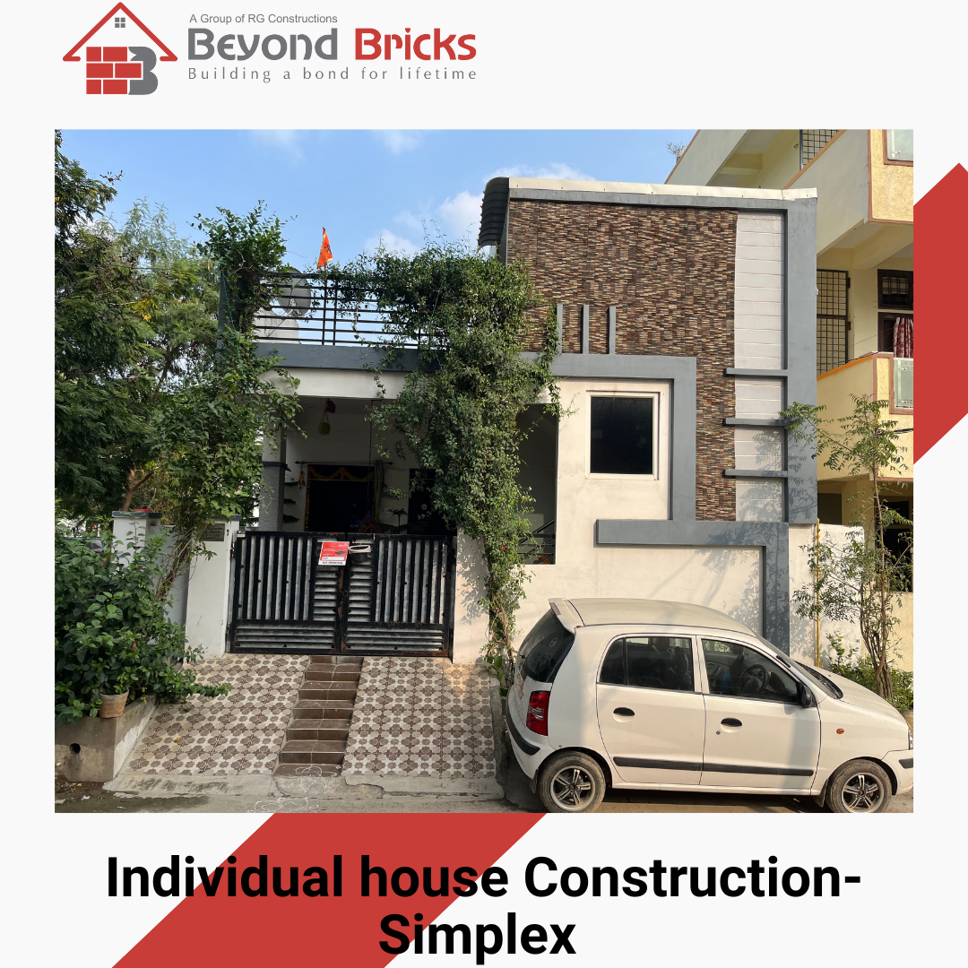 Construction of an individual house - simplex